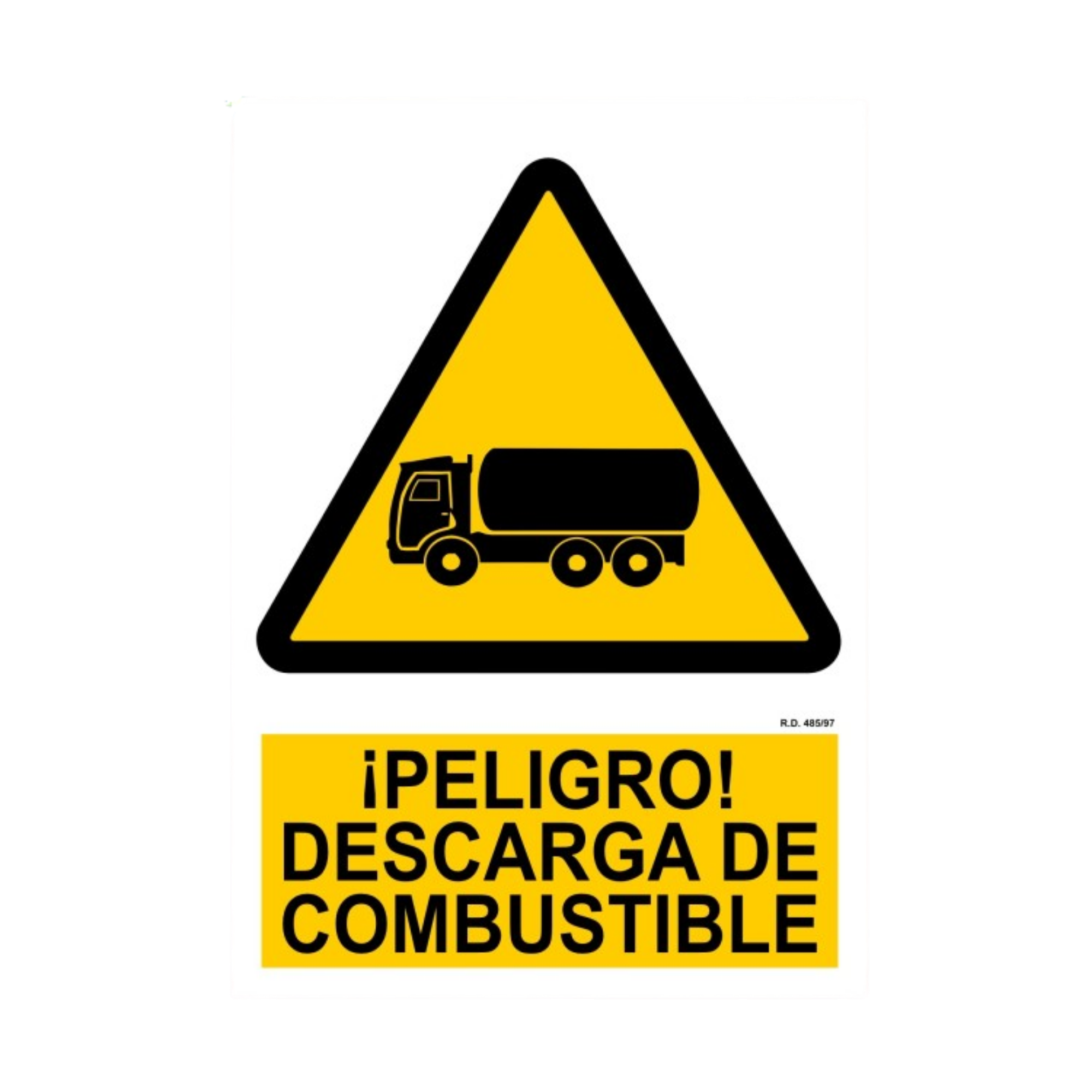 Peligro descarga de combustible